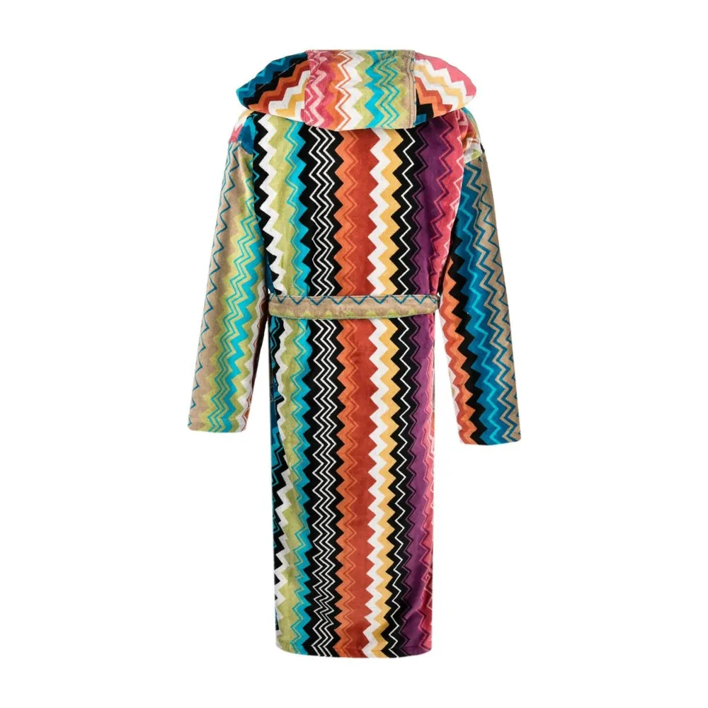 Multicolour Zigzag Print Hooded Accessory sold by Lord & Taylor product image thumbnail 2