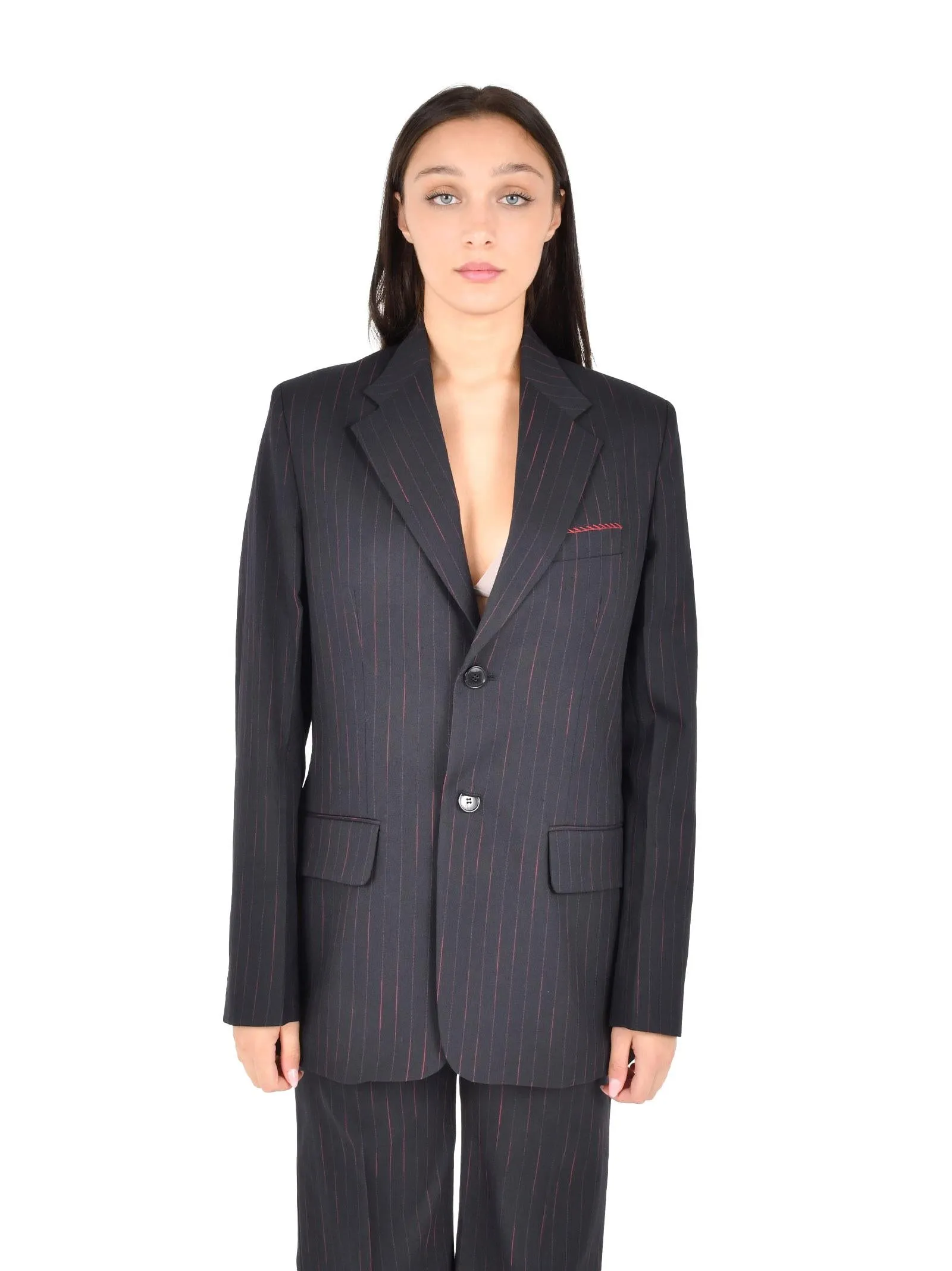Pinstriped Navy Suit sold by Lord & Taylor product image thumbnail 2