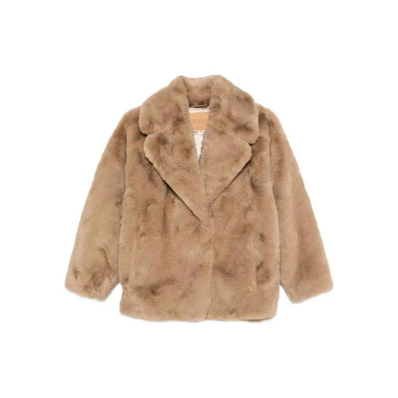 Faux Fur Jacket with Notched Lapels sold by Lord & Taylor