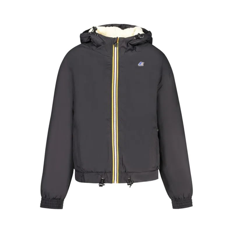 Black Polyamide Jackets & Coat made by K-Way