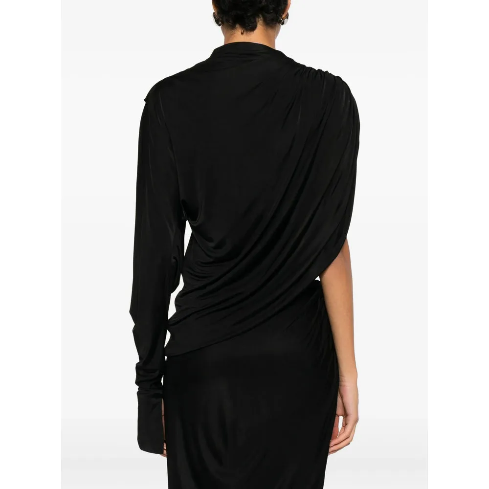 Asymmetric Hem Draped Top sold by Lord & Taylor product image thumbnail 4