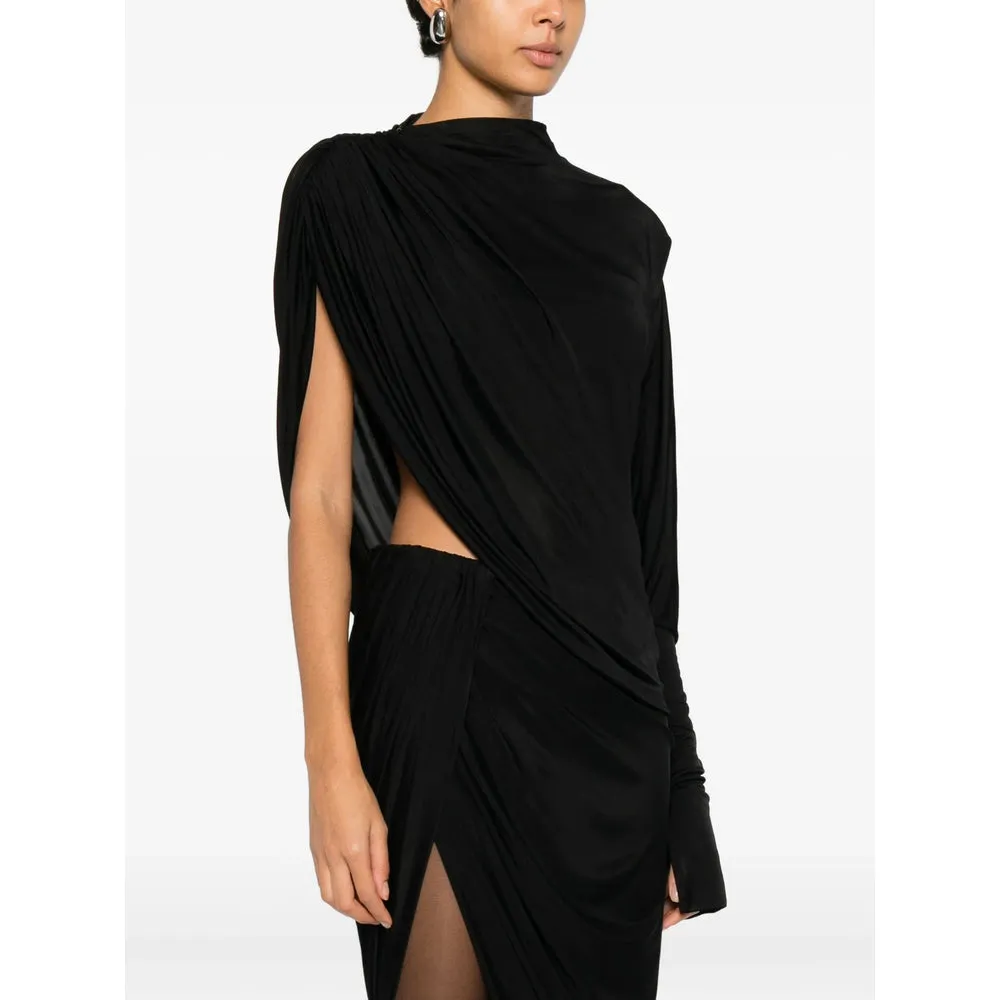 Asymmetric Hem Draped Top sold by Lord & Taylor product image thumbnail 2