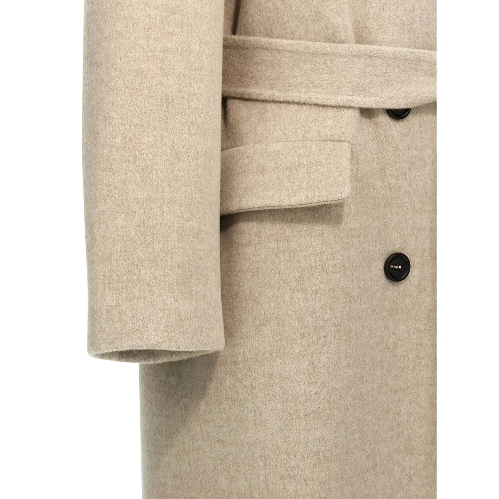 Beige Double-Breasted Coat sold by Lord & Taylor product image thumbnail 3