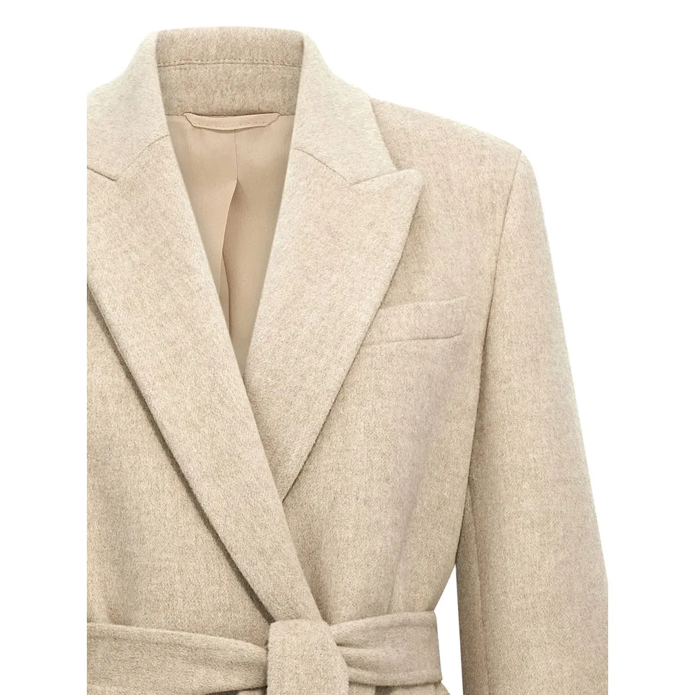 Beige Double-Breasted Coat sold by Lord & Taylor product image thumbnail 4