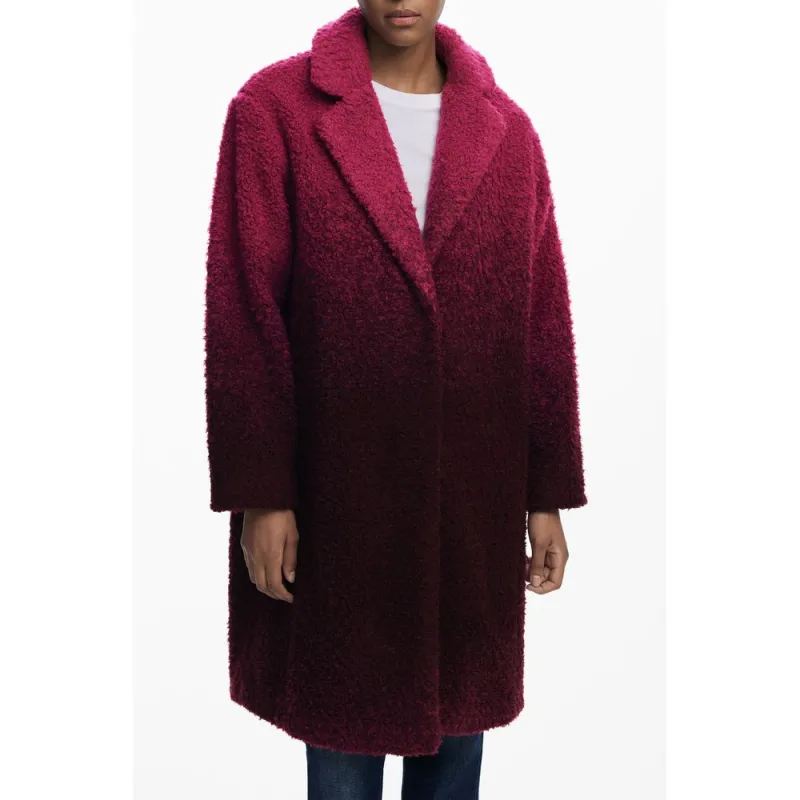 Pink Wool Women Coat sold by Lord & Taylor