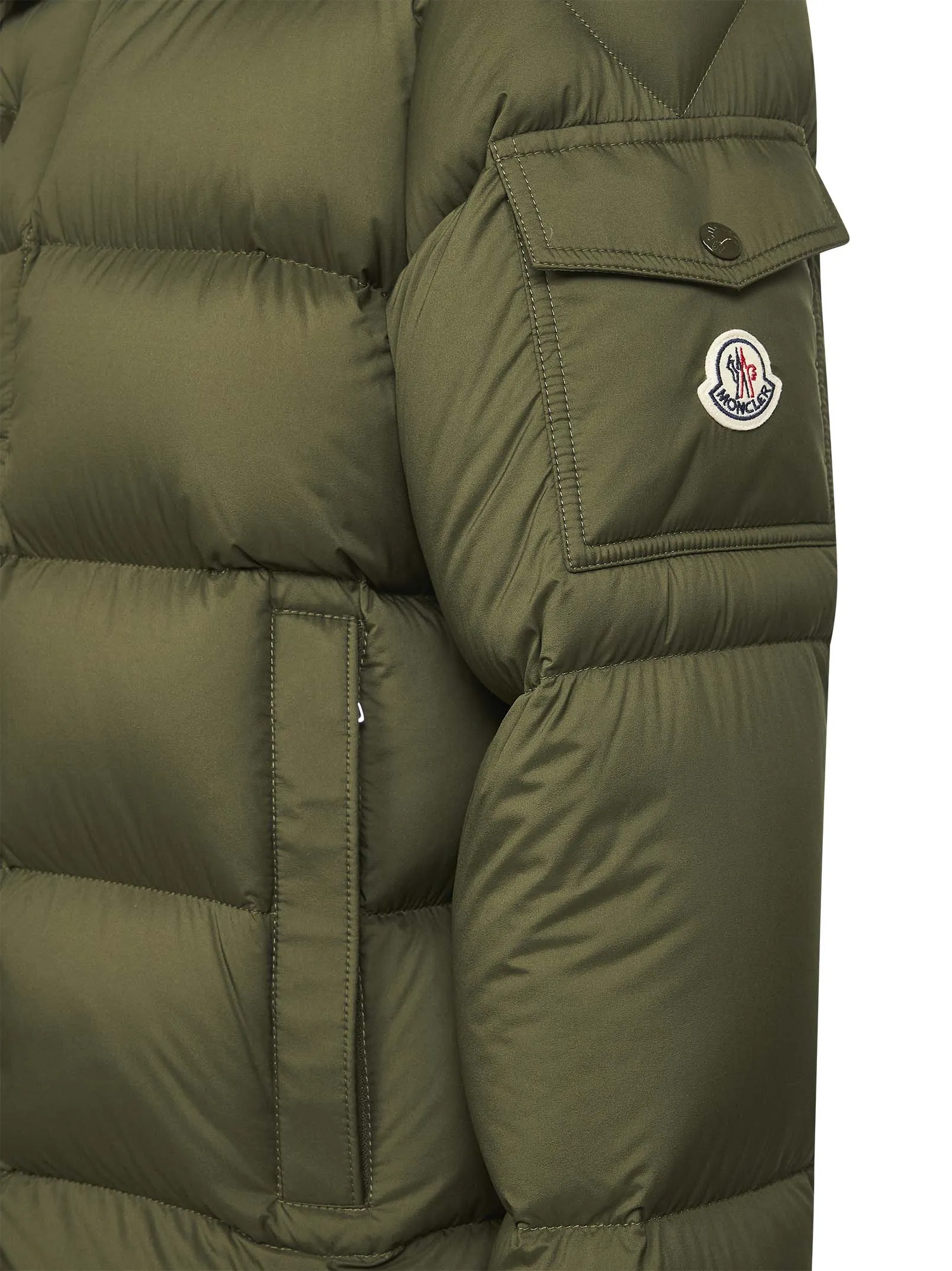 Green Hooded Down Jacket sold by Lord & Taylor product image thumbnail 3