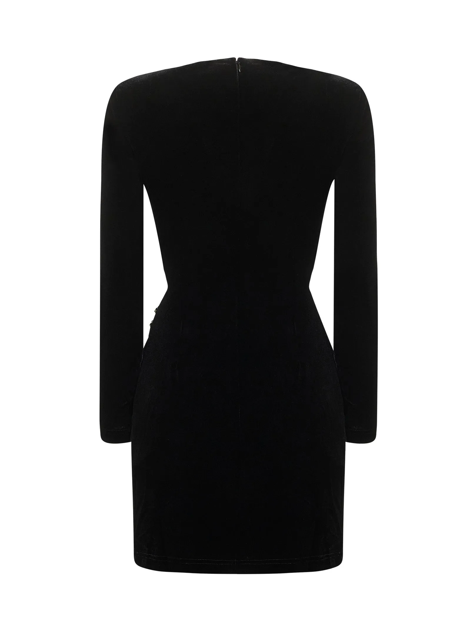 Velvet Midi Dress with Cut-out Design sold by Lord & Taylor product image thumbnail 2