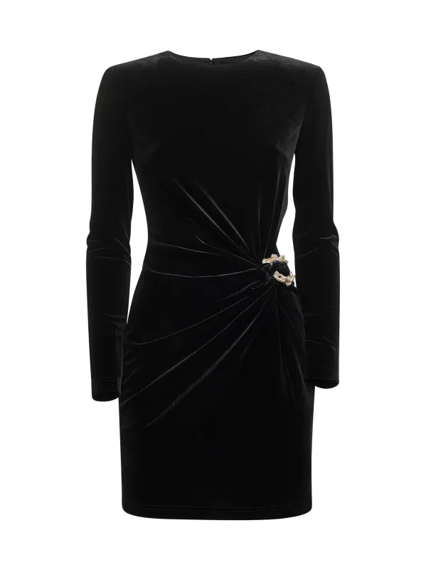 Velvet Midi Dress with Cut-out Design sold by Lord & Taylor