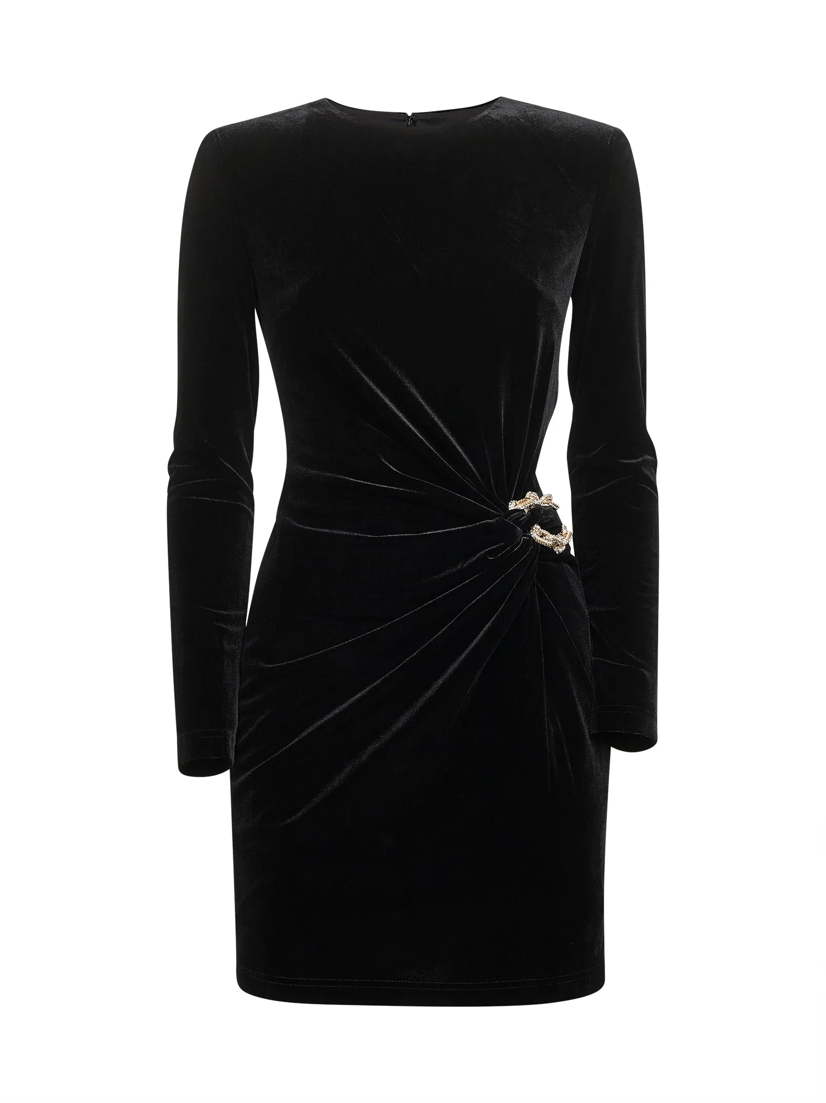 Velvet Midi Dress with Cut-out Design sold by Lord & Taylor