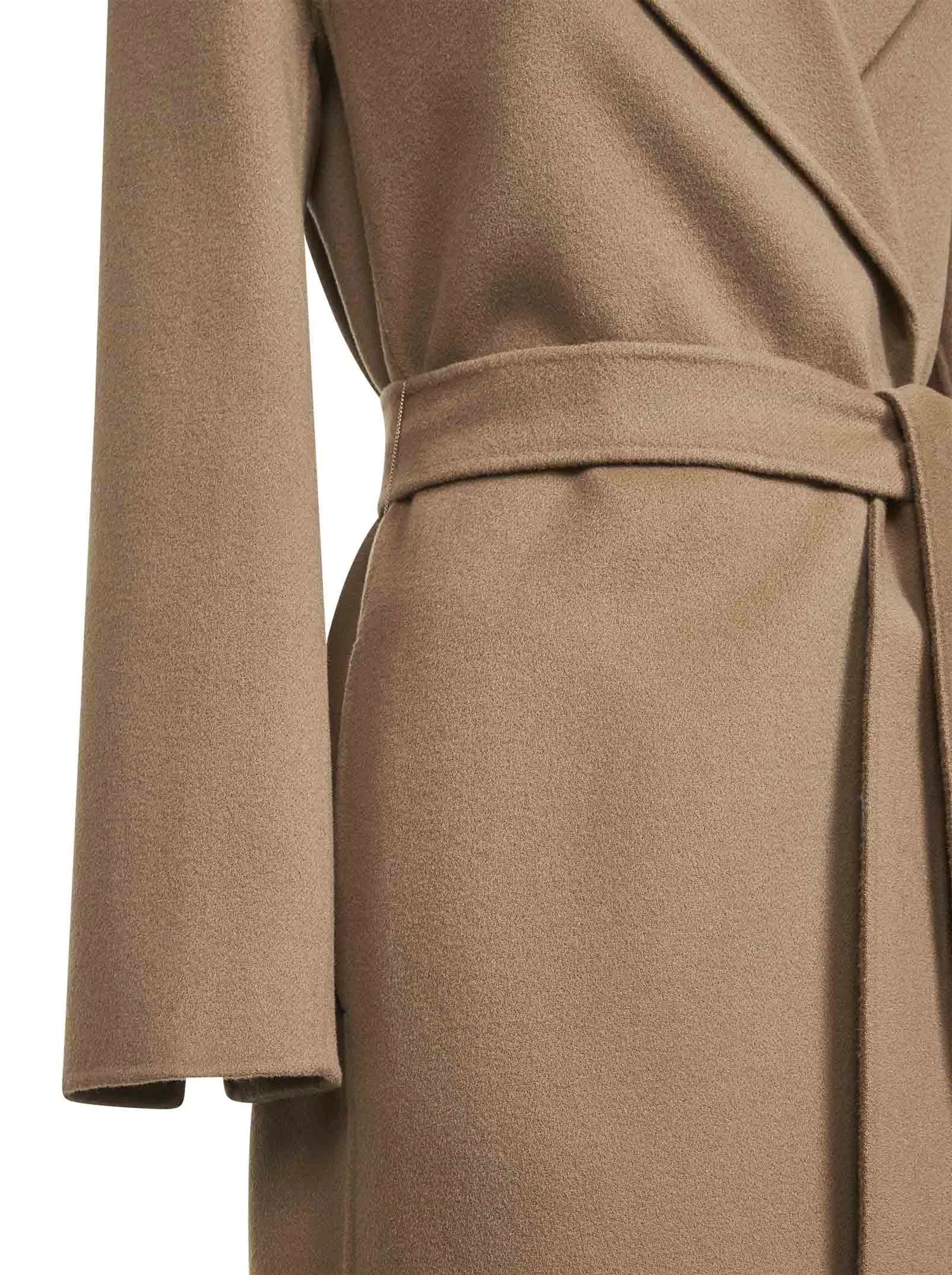 Camel Wool Drap Long Wrap Coat sold by Lord & Taylor product image thumbnail 3