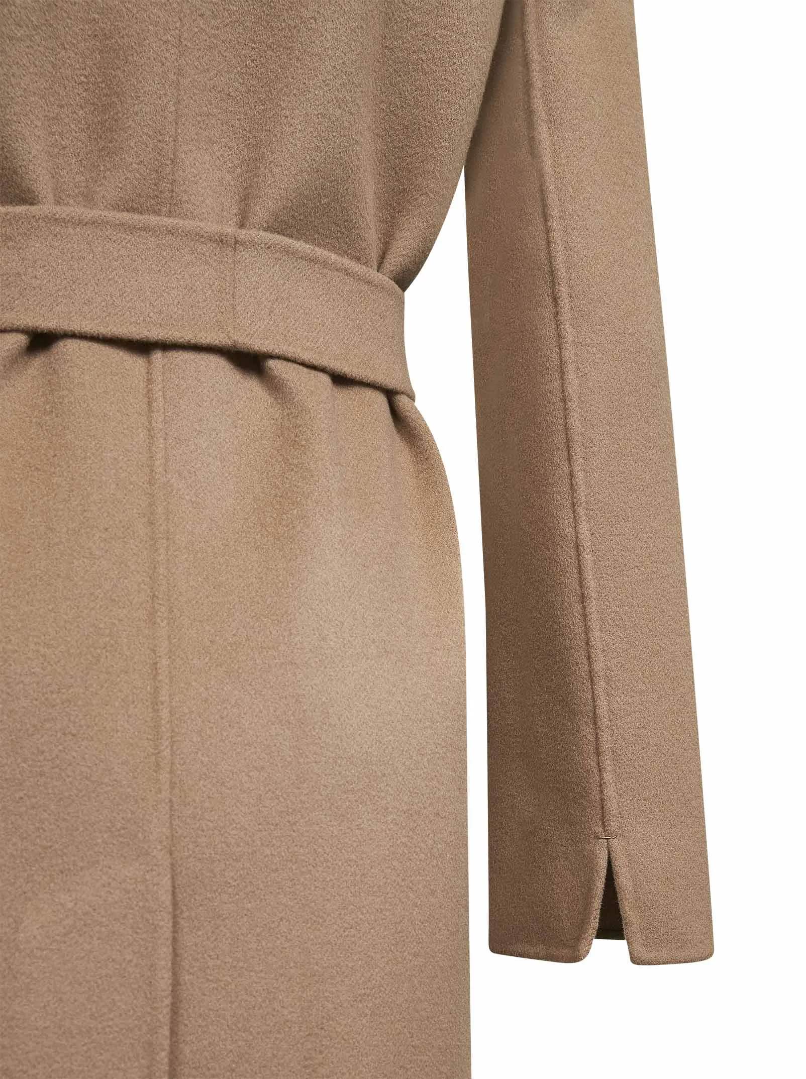 Camel Wool Drap Long Wrap Coat sold by Lord & Taylor product image thumbnail 4