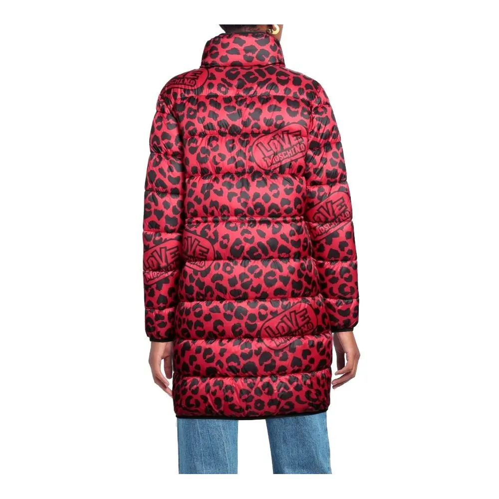 Chic Leopard Print Long Down Jacket sold by Lord & Taylor product image thumbnail 2