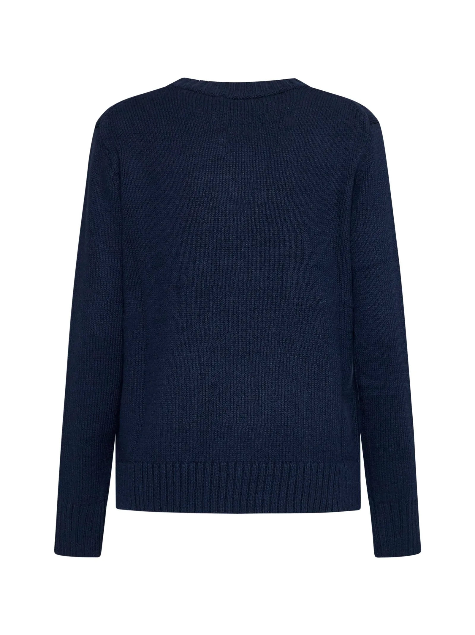 Blue Cotton-Linen Crewneck Sweater sold by Lord & Taylor product image thumbnail 2