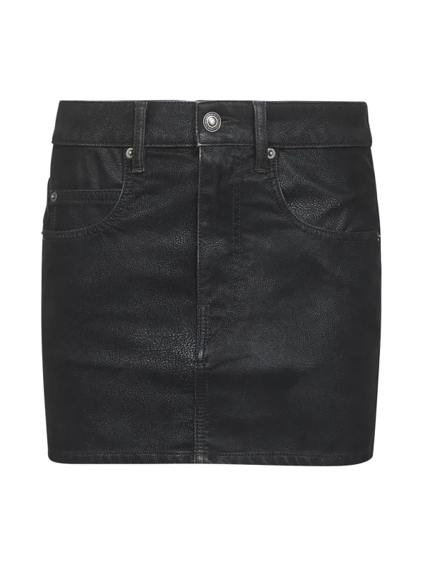 Vintage Faux Leather Kimmy Mini Skirt sold by Lord & Taylor