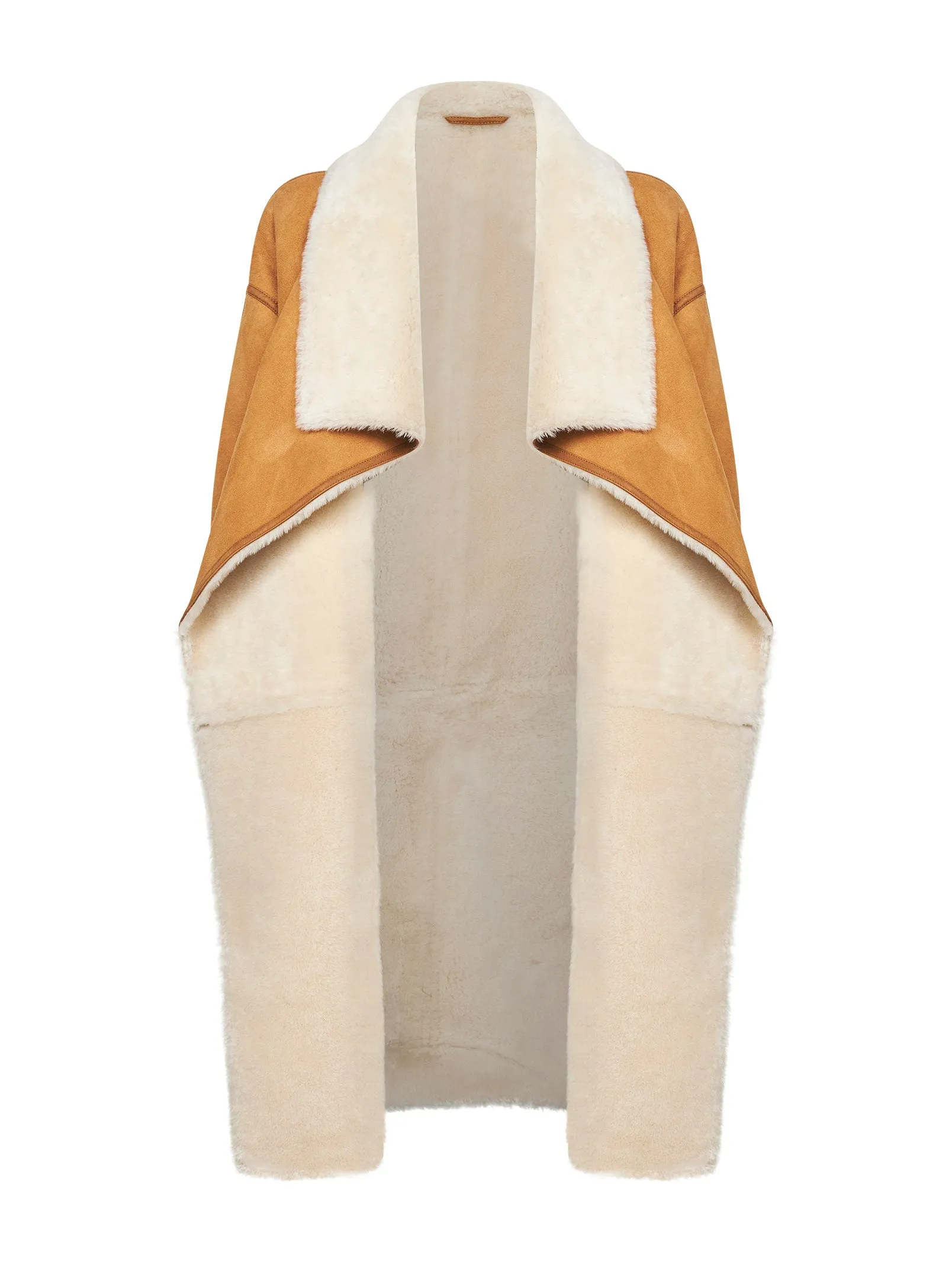 Camel Suede and Shearling Coat sold by Lord & Taylor