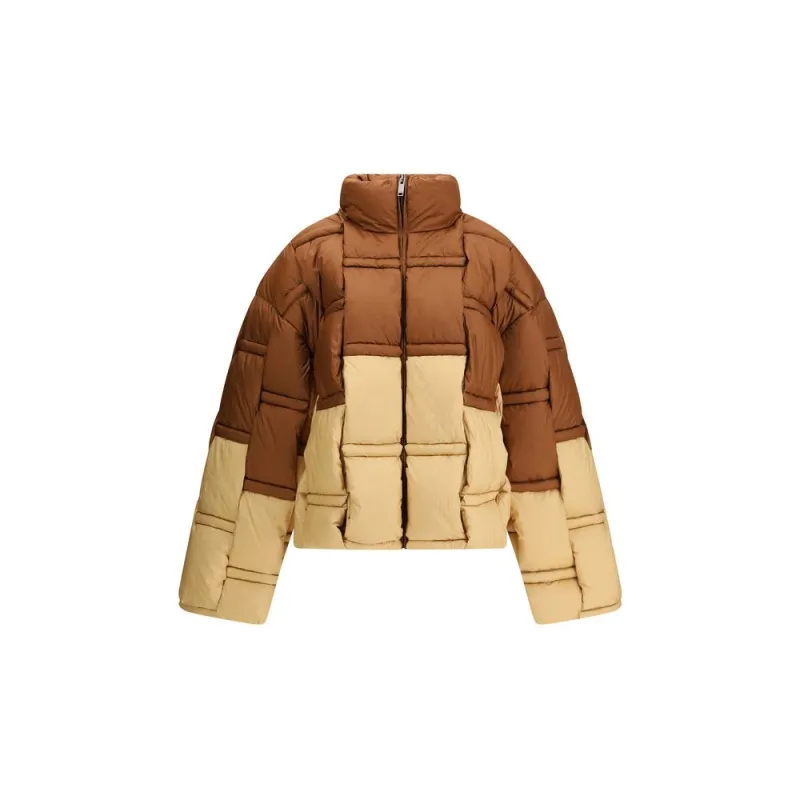 Zip-up bicolor Down Jacket made by Lord & Taylor