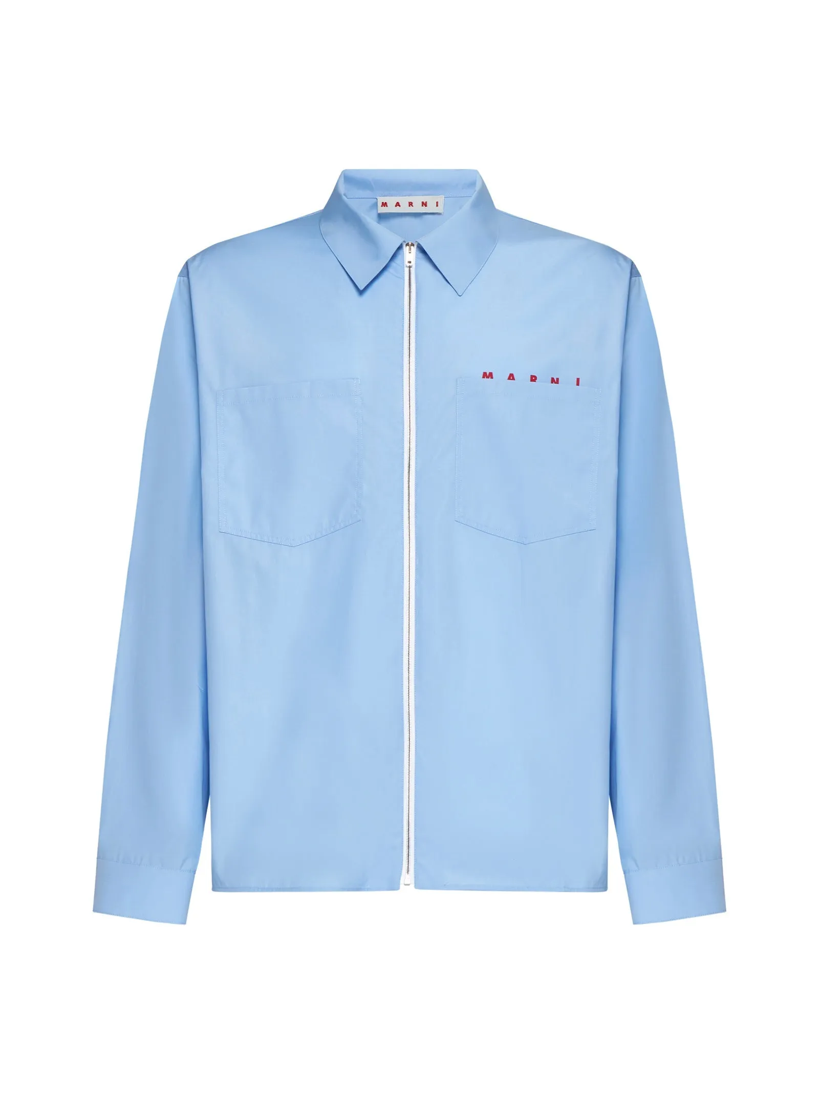 Light Blue Cotton Poplin Shirt sold by Lord & Taylor