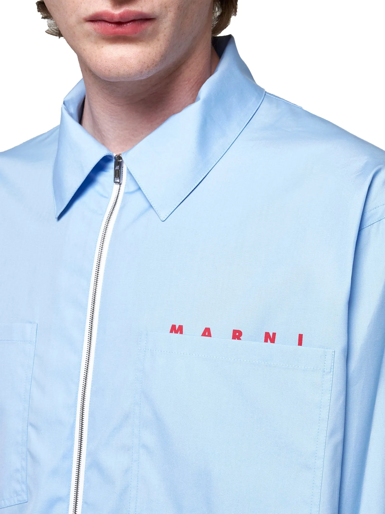 Light Blue Cotton Poplin Shirt sold by Lord & Taylor product image thumbnail 5