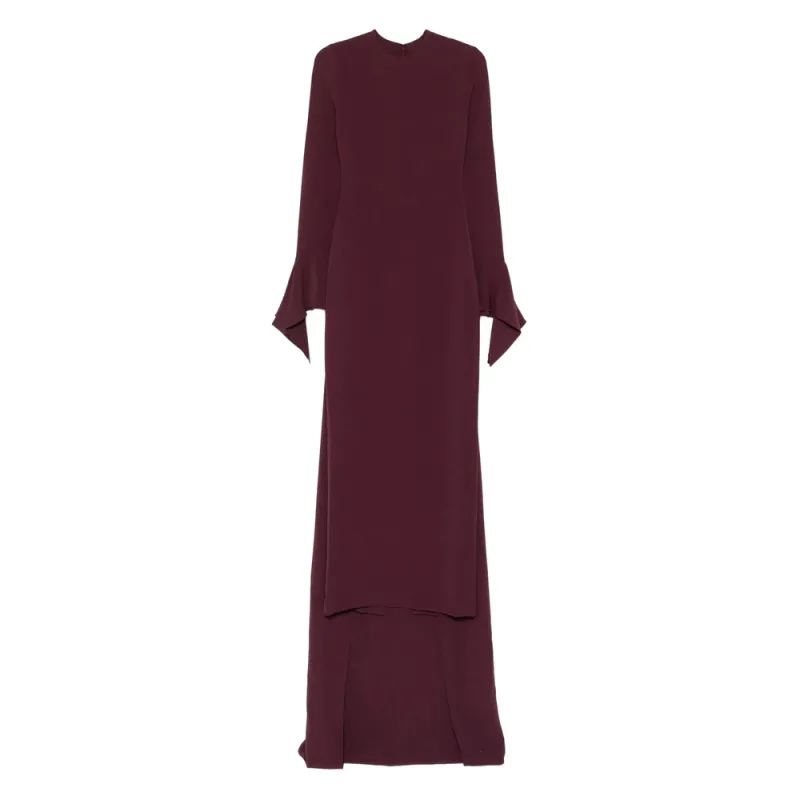 Burgundy Maxi Dress with Long Sleeves sold by Lord & Taylor