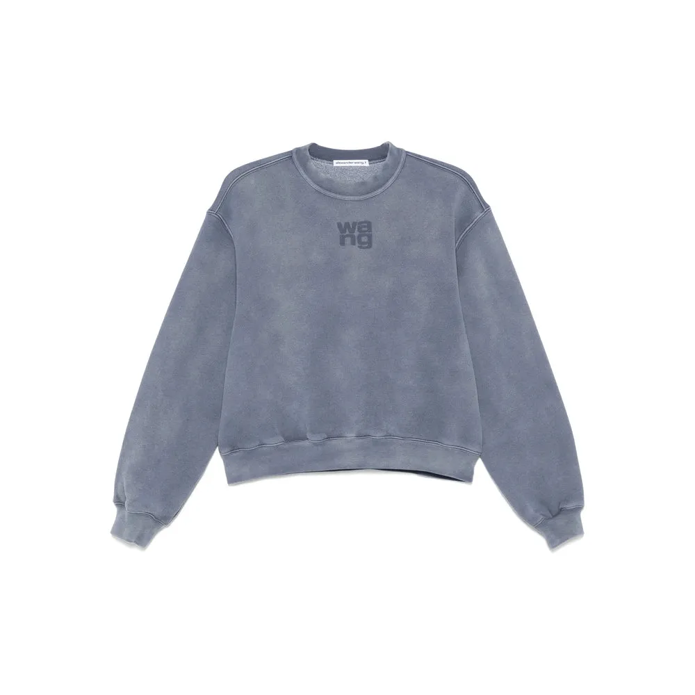 Ice Blue Crew Neck Sweatshirt sold by Lord & Taylor