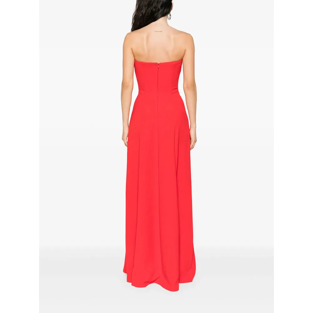 Coral Red Strapless Evening Dress sold by Lord & Taylor product image thumbnail 2