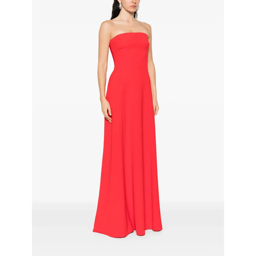 Coral Red Strapless Evening Dress sold by Lord & Taylor product image thumbnail 3