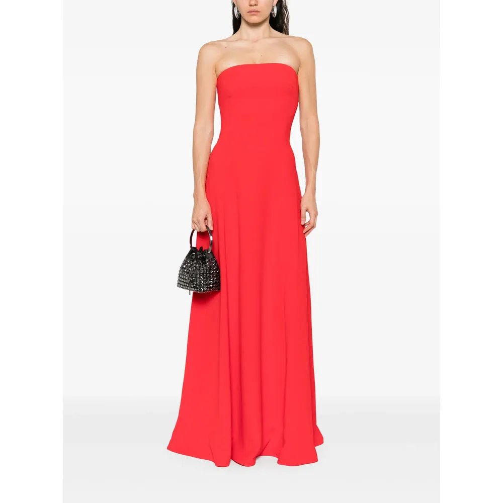 Coral Red Strapless Evening Dress sold by Lord & Taylor product image thumbnail 4