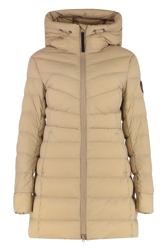 Clair Hooded Down Jacket sold by Lord & Taylor