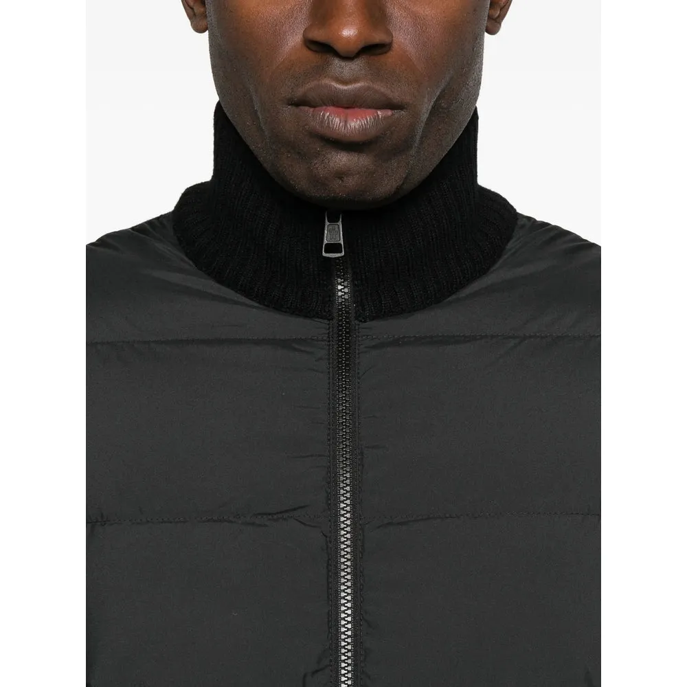 Black Padded High-Collar Jacket sold by Lord & Taylor product image thumbnail 5