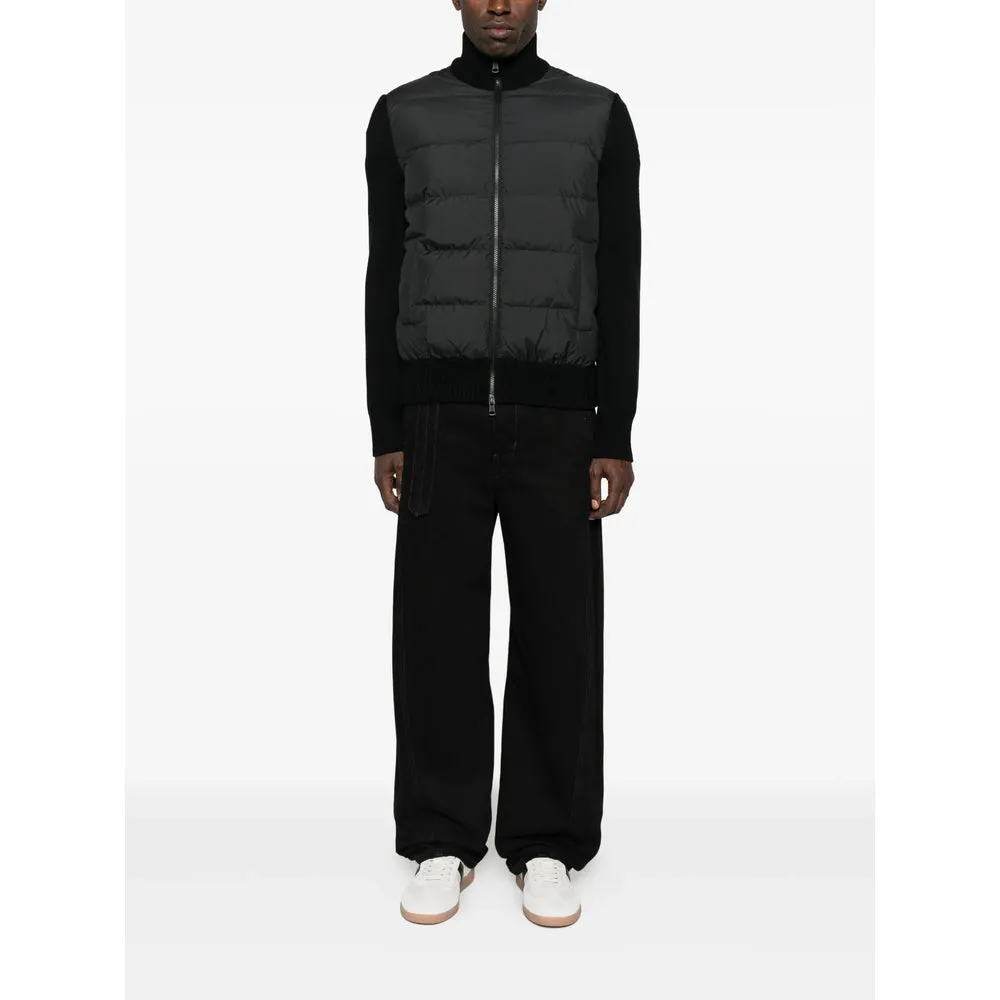 Black Padded High-Collar Jacket sold by Lord & Taylor product image thumbnail 2