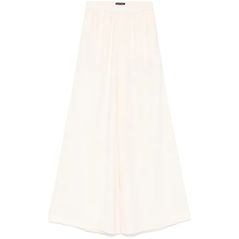 White Elastic-Waist Trousers sold by Lord & Taylor