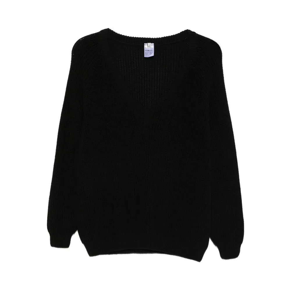 Baserange Black V-Neck Sweater sold by Lord & Taylor