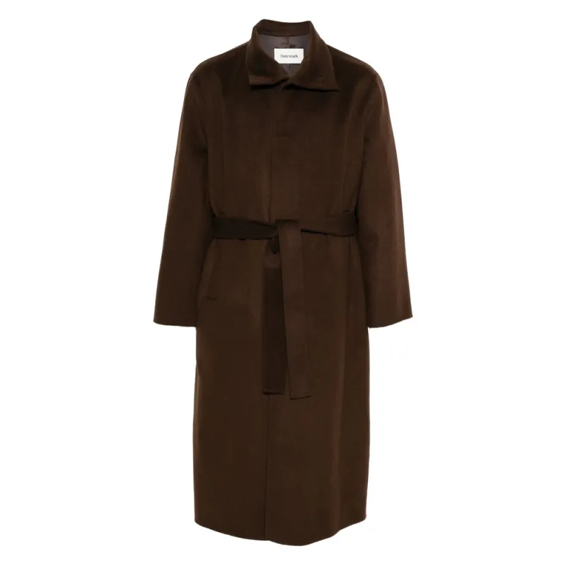 Wool Single-Breasted Coat with Belt sold by Lord & Taylor