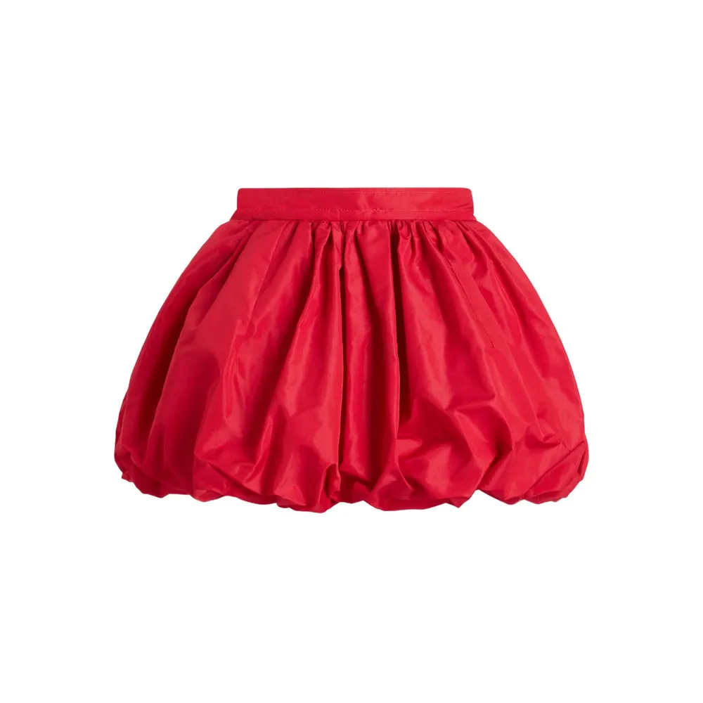 Red Bubble-Hem Mini Skirt sold by Lord & Taylor