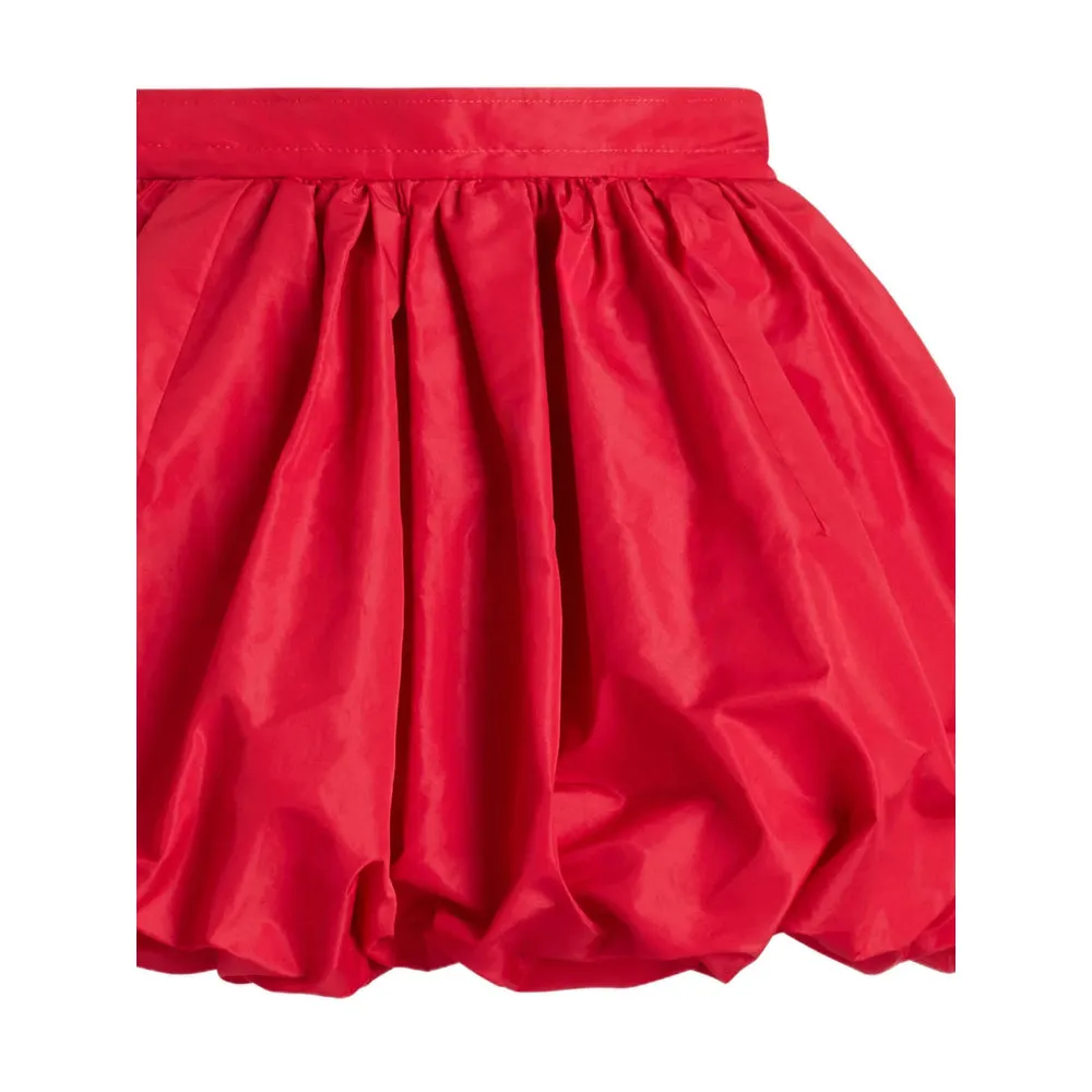 Red Bubble-Hem Mini Skirt sold by Lord & Taylor product image thumbnail 2