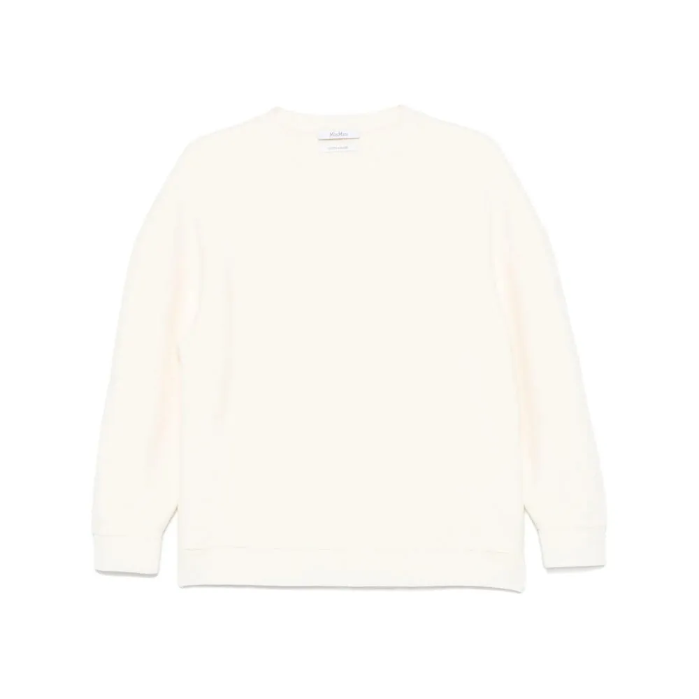 Max Mara Ivory White Sweatshirt sold by Lord & Taylor