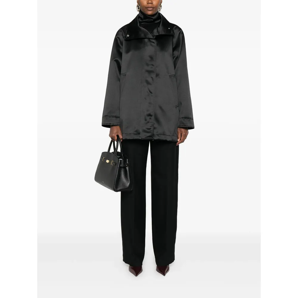 Covert Black Oversized Coat sold by Lord & Taylor product image thumbnail 3