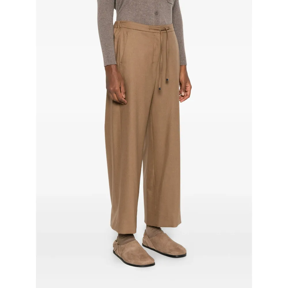 Camel Drawstring Straight Trousers sold by Lord & Taylor product image thumbnail 3