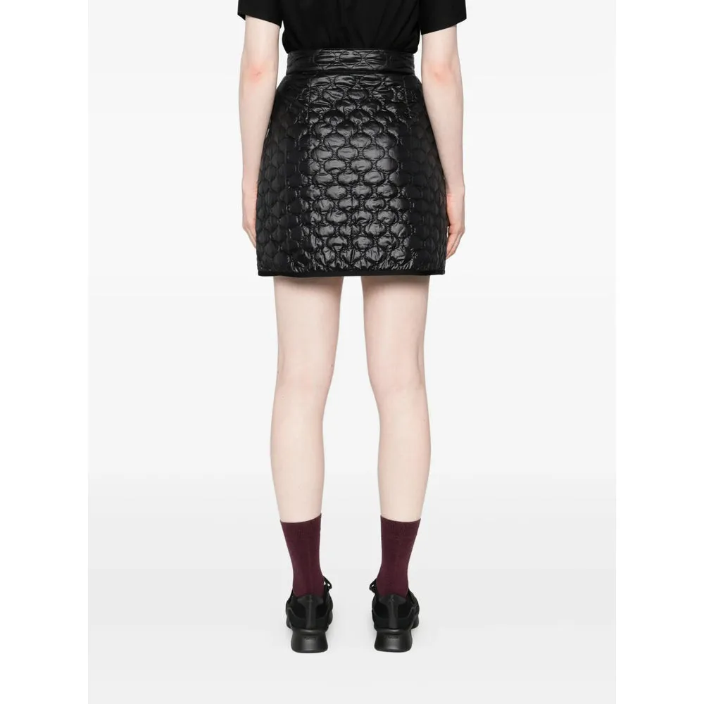 Black Diamond-Quilted A-Line Skirt sold by Lord & Taylor product image thumbnail 5