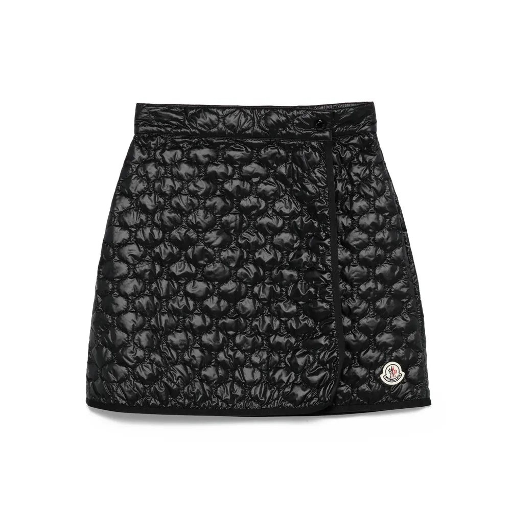 Black Diamond-Quilted A-Line Skirt sold by Lord & Taylor