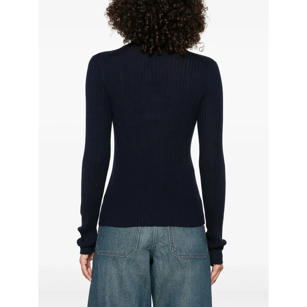 Navy Blue Merino Wool Sweater sold by Lord & Taylor product image thumbnail 5