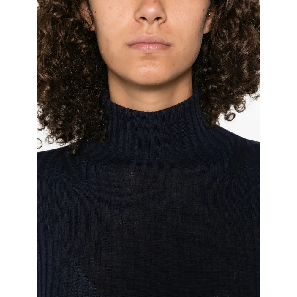 Navy Blue Merino Wool Sweater sold by Lord & Taylor product image thumbnail 2