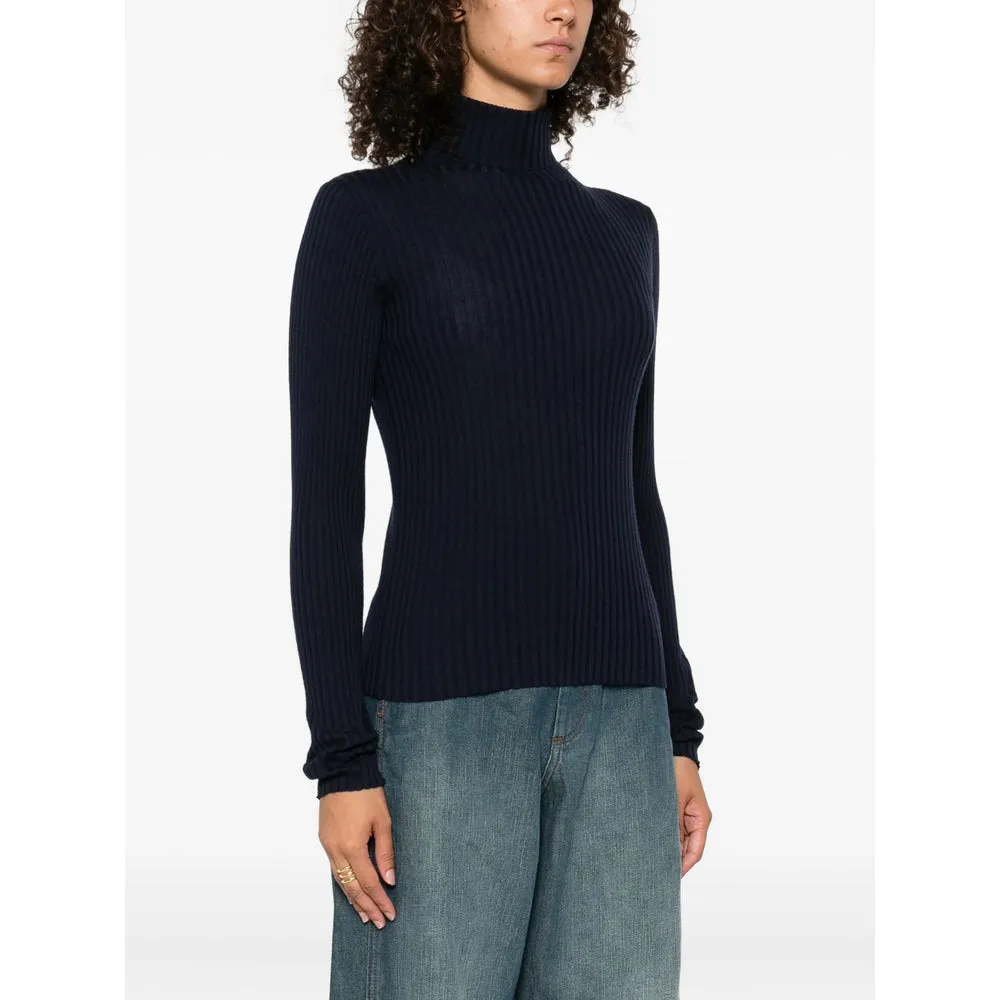 Navy Blue Merino Wool Sweater sold by Lord & Taylor product image thumbnail 3