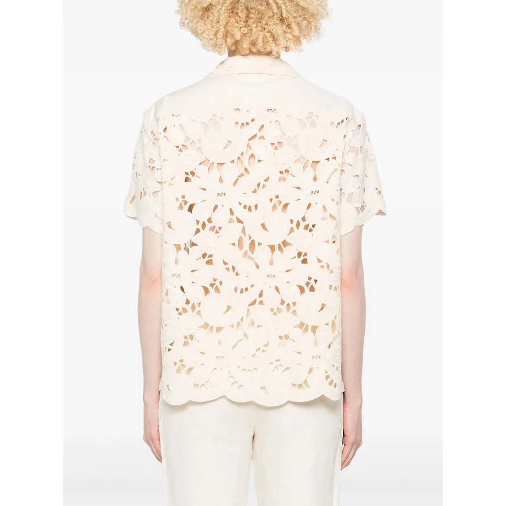 Ecru Camp-Collar Shirt sold by Lord & Taylor product image thumbnail 2