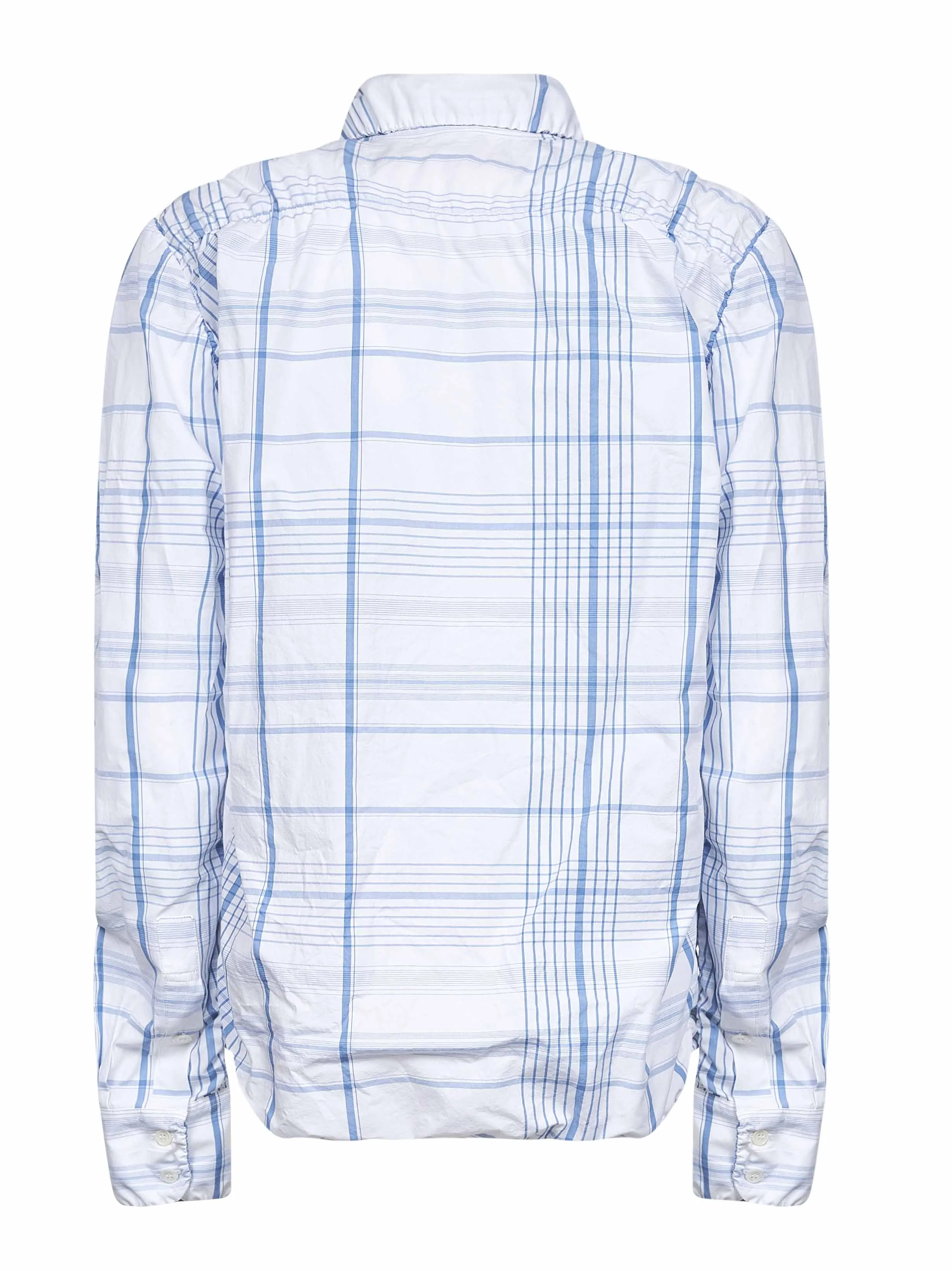 White Check Cotton Gathered Shirt sold by Lord & Taylor product image thumbnail 2