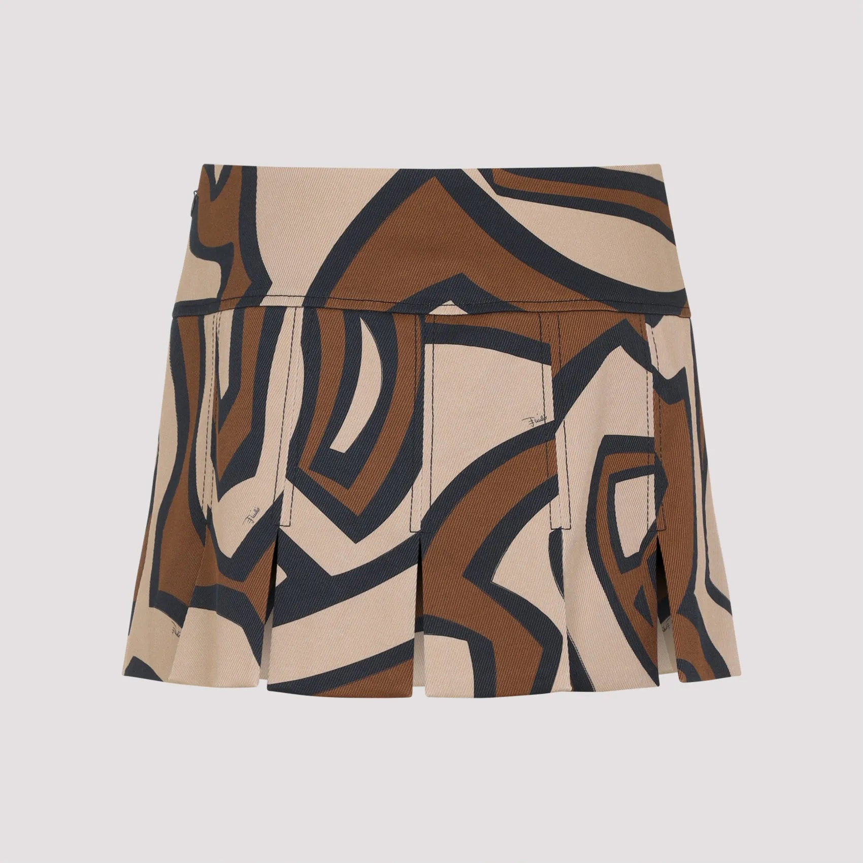GOLD COTTON MINI SKIRT sold by Lord & Taylor product image thumbnail 4