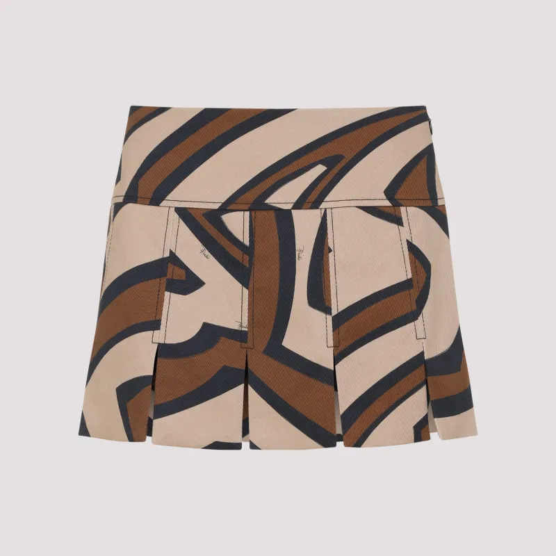 GOLD COTTON MINI SKIRT sold by Lord & Taylor