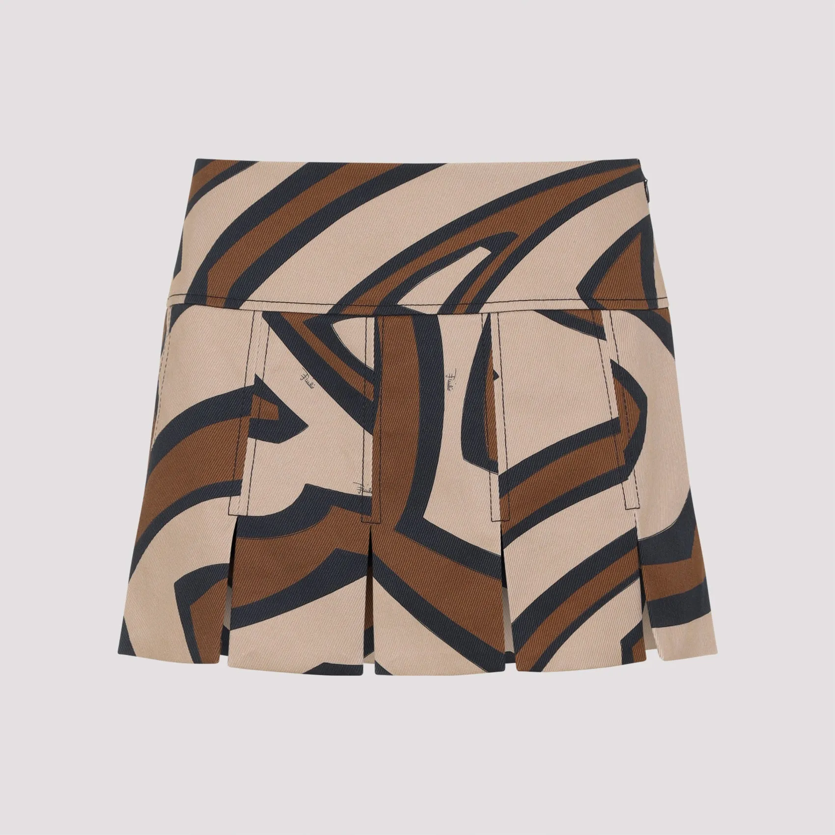 GOLD COTTON MINI SKIRT sold by Lord & Taylor