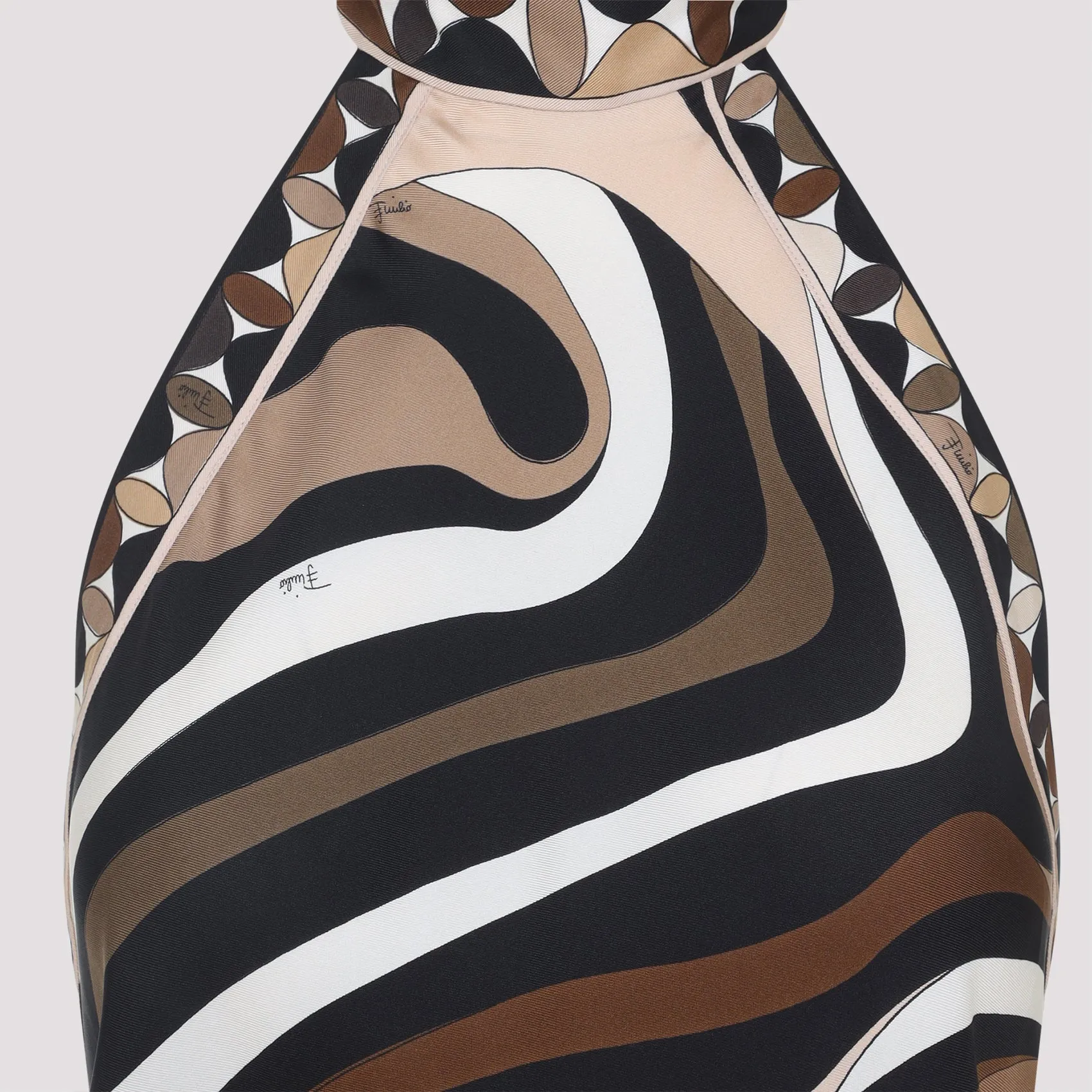 BLACK AND GOLD SILK LONG DRESS sold by Lord & Taylor product image thumbnail 5