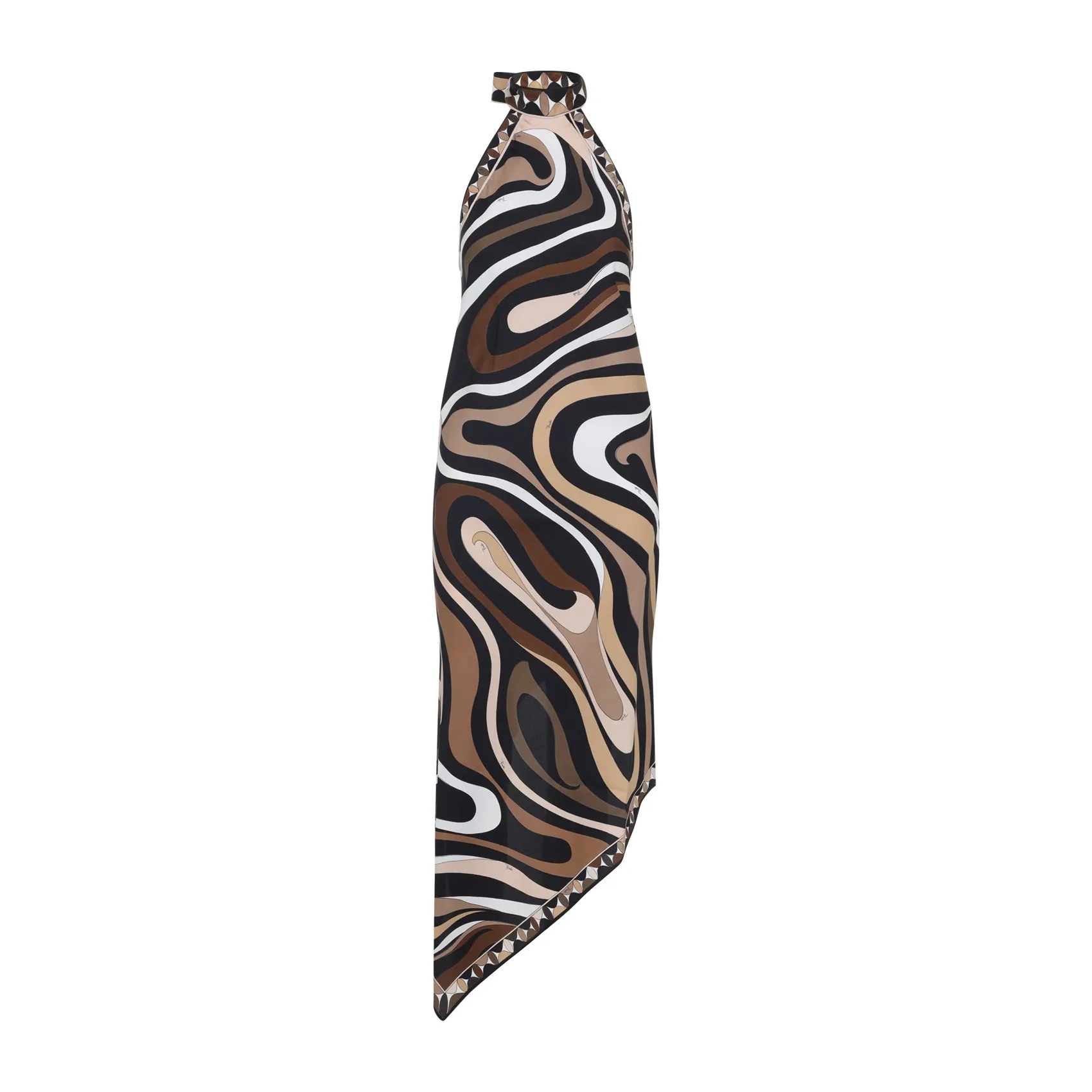 BLACK AND GOLD SILK LONG DRESS sold by Lord & Taylor product image thumbnail 2